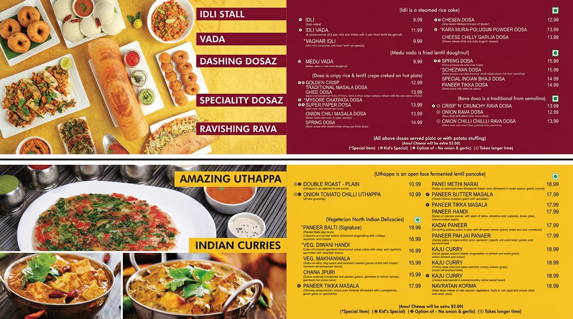 Explore the full menu
