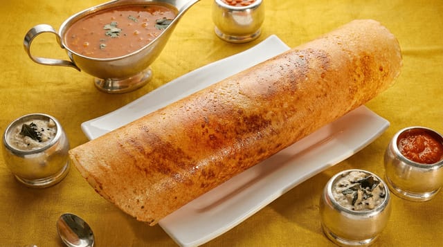 Traditional Masala Dosa.